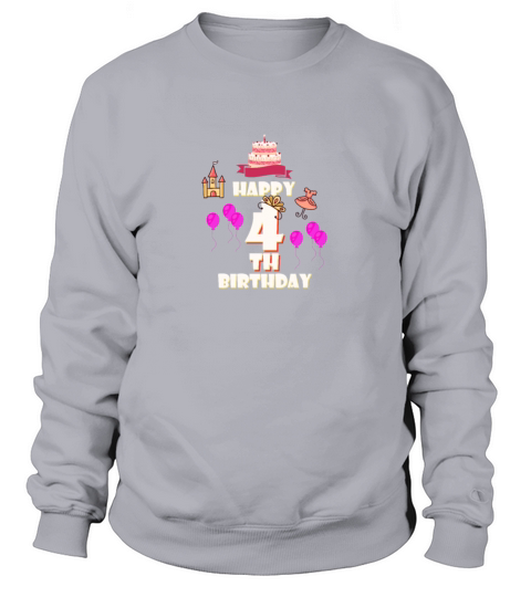 Happy 4th birthday Women's Sweatshirt