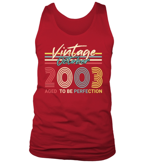 October 2003 Vintage Perfection Men's Tank Top