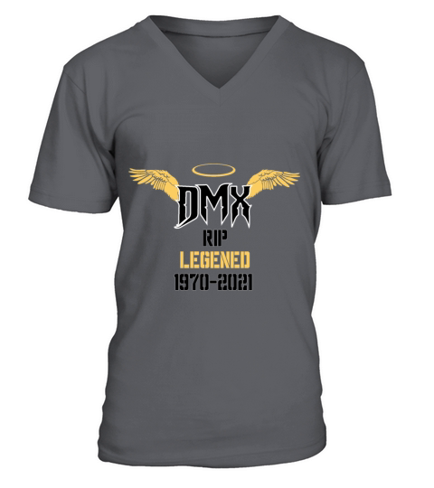 DMX Tribute T-shirt Angel Legend Rest in Peace Men's V-Neck T-shirt