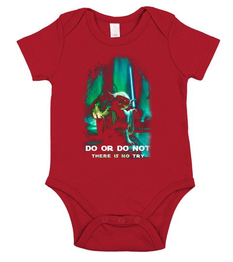 Yoda Do or Do Not There Is No Try Short Sleeve Baby One-Piece