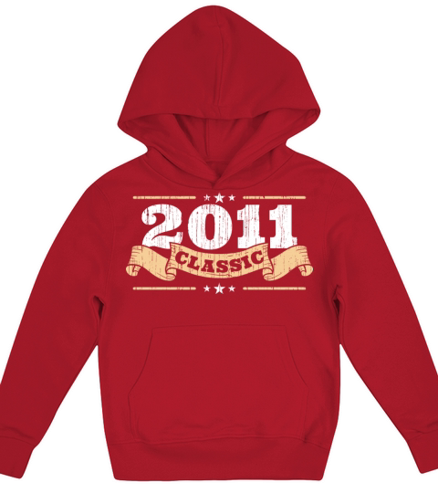 Anniversary 2011 Classic Matching Couple Distresse Kids Hoodie