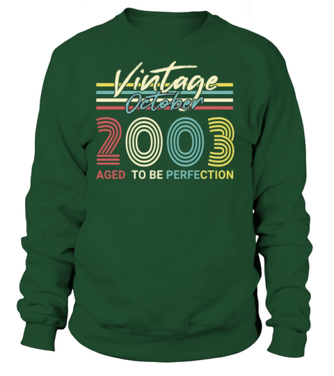 October 2003 Vintage Perfection Women's Sweatshirt