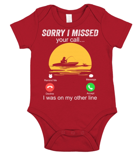 Sorry I Missed Your Call I Was On My Other Line Short Sleeve Baby One-Piece