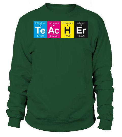 Elementary TeAcHEr CMYK colors style Women's Sweatshirt
