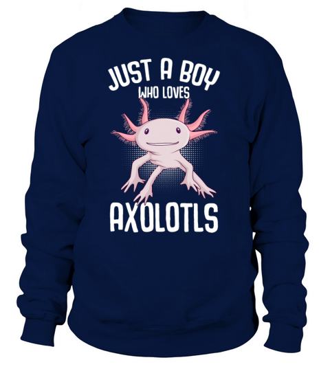 Axolotl boy slogan gift Women's Sweatshirt