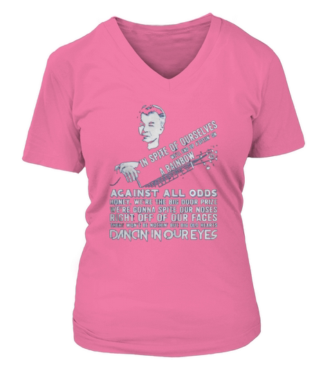 John Prine Dancing In Our Eyes V-neck T-Shirt Woman