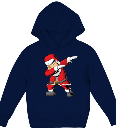 Dabbing Santa Claus Kids Hoodie