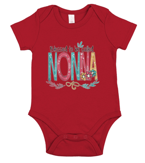 Blessed to be called Nonna Mother day Short Sleeve Baby One-Piece