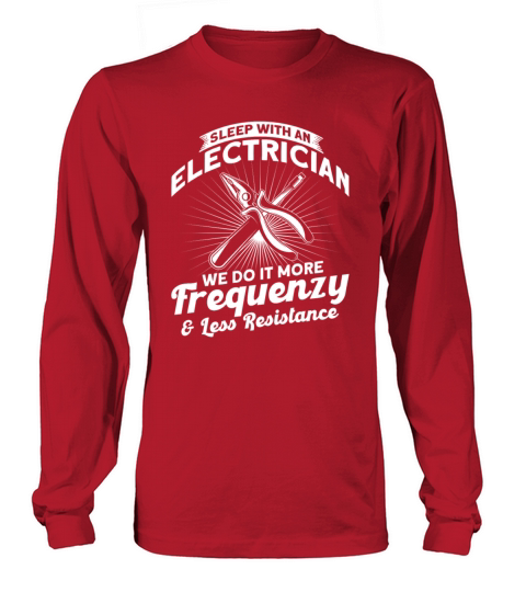 Professional Electrician Electricial Worker Women's Long Sleeve