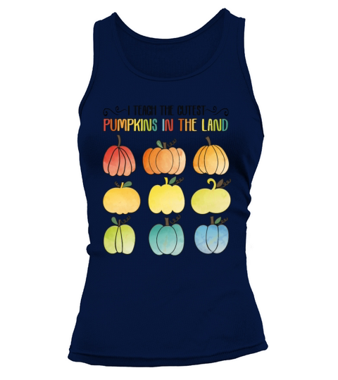 I Teach The Cutest Pumpkins In The Land Teacher Women's Tank Top