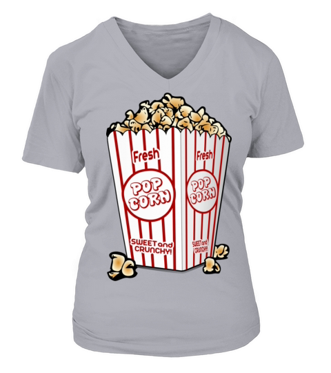 Popcorn Women's V-Neck T-shirt