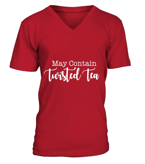 May Contain Twisted Tea V-Neck T-shirt