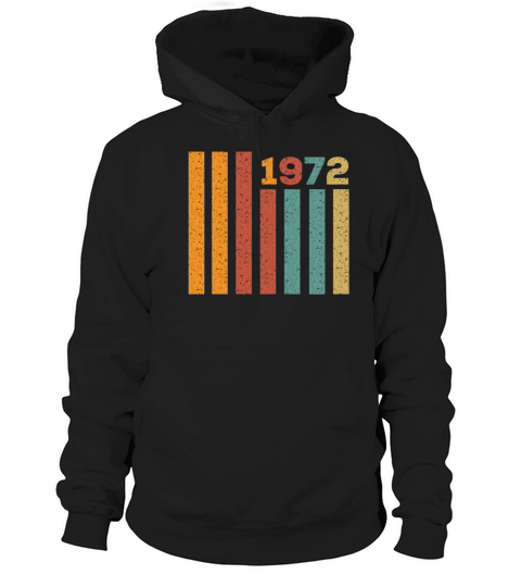 Vintage 1972 birthday men women Women's Hoodie