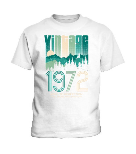 Vintage 1972 - 50 years old - 50th birthday gift Kids T-Shirt