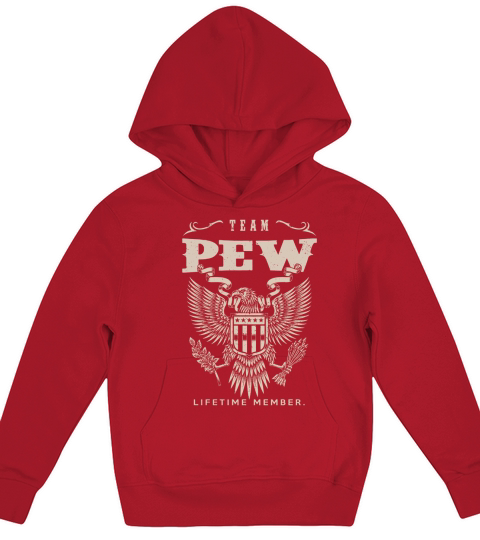 Team PEW Lifetime Member Kids Hoodie