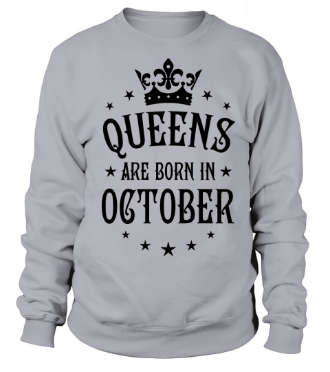 22 Queens are born in October Crown Woman Women's Sweatshirt