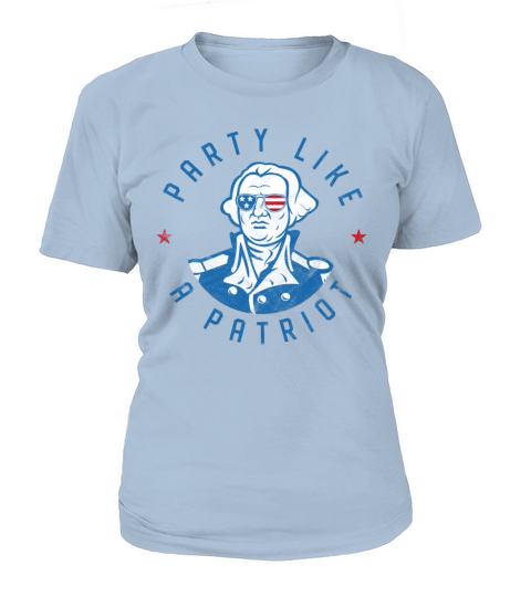 Happy Fourth Of July Party Like A Patriot George W Women's T-Shirt