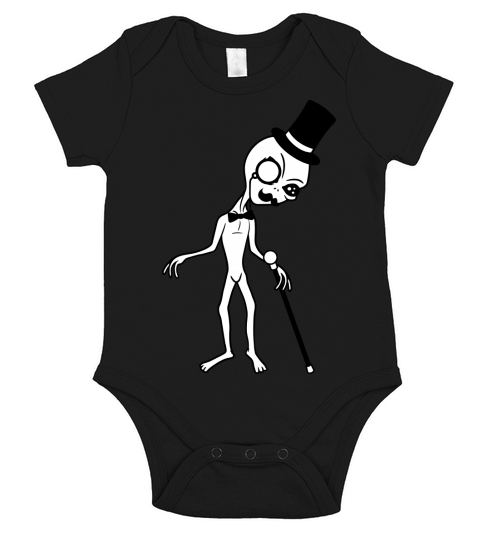 many head ground hole alien alien space ufo space Short Sleeve Baby One-Piece