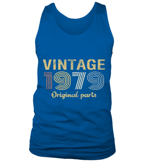 vintage 1979 original parts vintage hipster Men's Tank Top