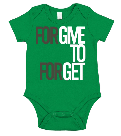 Forgive to Forget Short Sleeve Baby One-Piece