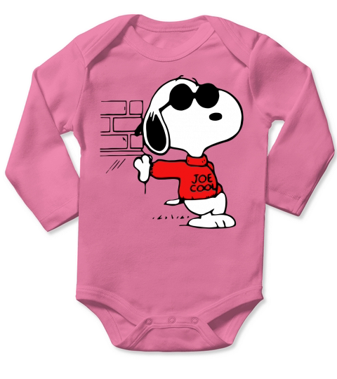 Joe Cool  Snoopy Long Sleeve Baby One-Piece
