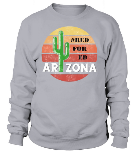 Vintage Red For Ed Arizona Cactus Women Men Kids Sweatshirt Unisex