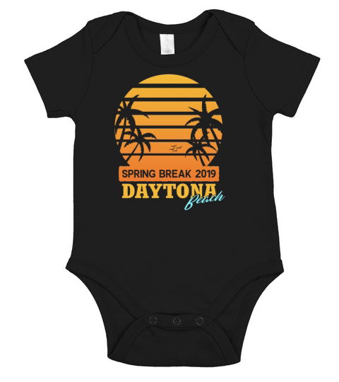 Daytona Beach Spring Break 2019 Short Sleeve Baby One-Piece