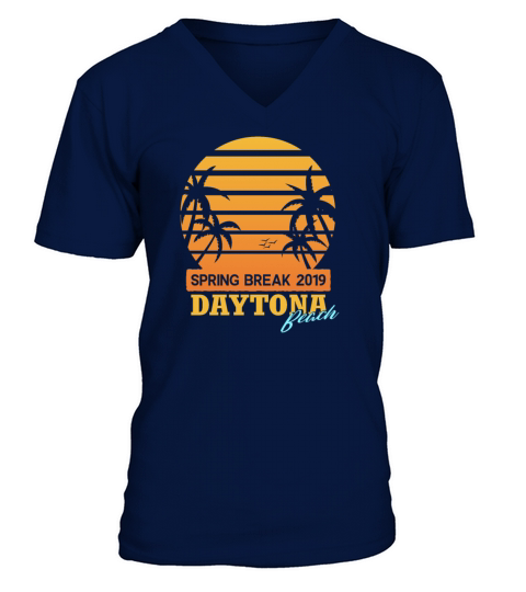 Daytona Beach Spring Break 2019 Men's V-Neck T-shirt