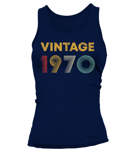 Vintage 1970 50th Birthday Women's Tank Top