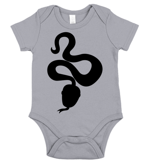 slithery snake with a forked tongue Short Sleeve Baby One-Piece