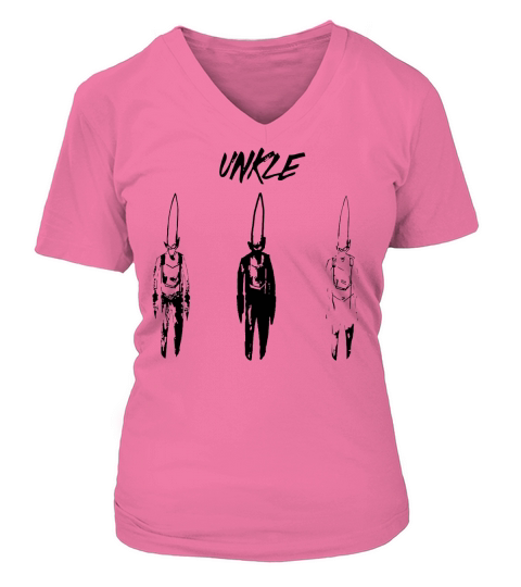 Unkle Band Tshirt V-neck T-Shirt Woman