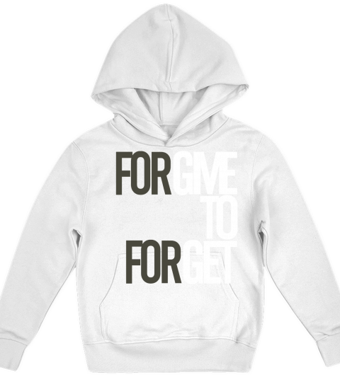 Forgive to Forget Kids Hoodie