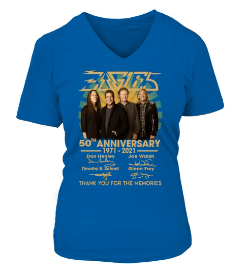 Eagles 50th Anniversary 1971 2021 Don Henley V-neck T-Shirt Woman