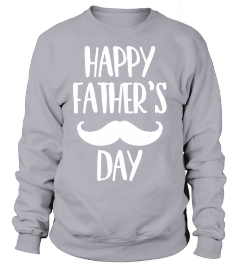 Happy Father Day Moustache Lover Women's Sweatshirt