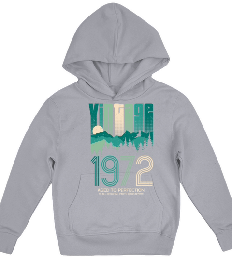 Vintage 1972 - 50 years old - 50th birthday gift Kids Hoodie