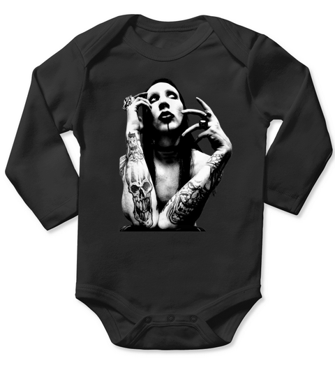 Aebipo Marilyn Manson Long Sleeve Baby One-Piece