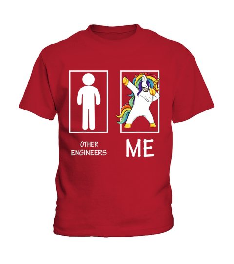 Other Engineers Me Unicorn Dabbing shirt - Coffee Mug (colored) Kids T-Shirt