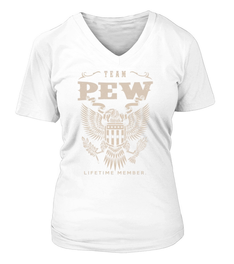 Team PEW Lifetime Member V-neck T-Shirt Woman