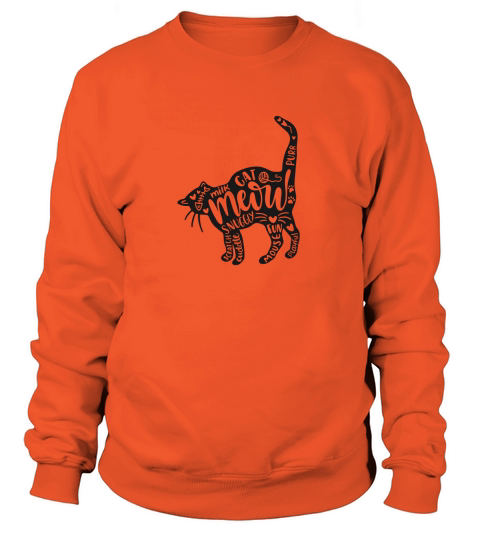 Cat and words Women's Sweatshirt
