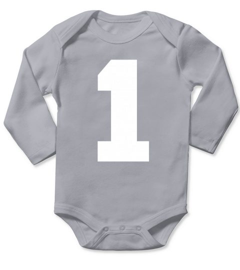 him Long Sleeve Baby One-Piece