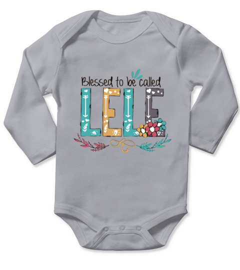 Blessed to be called LeLe  mothers day 2020 Long Sleeve Baby One-Piece