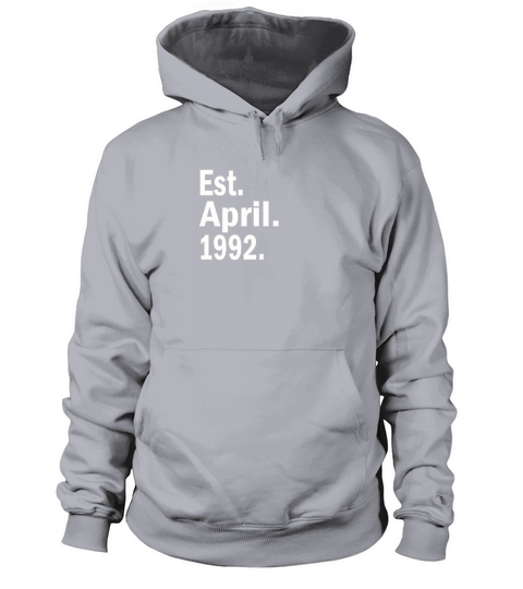 Est April 1992 Women's Hoodie