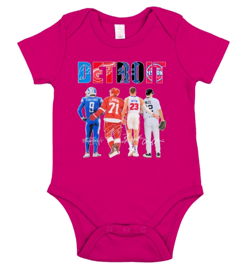 Detroit Stafford And Larkin And Griffin And Mize Short Sleeve Baby One-Piece