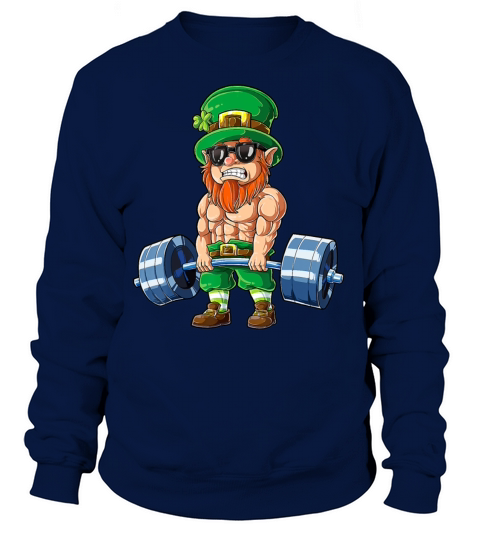 Leprechaun St Patricks Day Weightlifting Deadlift Women's Sweatshirt