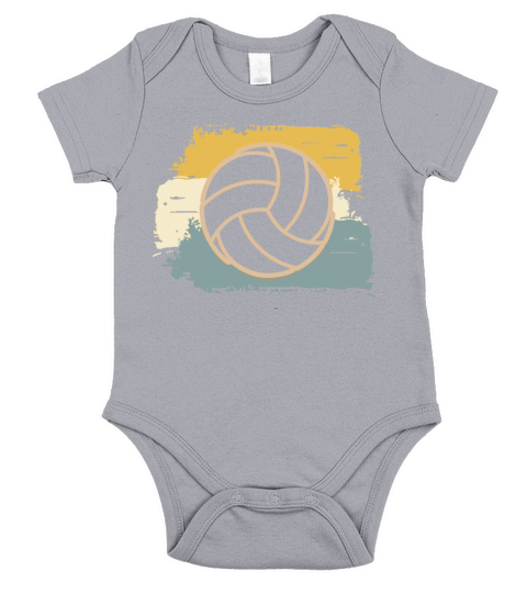 Volleyball Service Sportsman Lineman Net Block Short Sleeve Baby One-Piece
