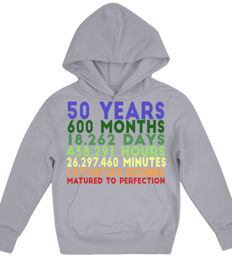 50 years birthday anniversary date of birth 50th Kids Hoodie