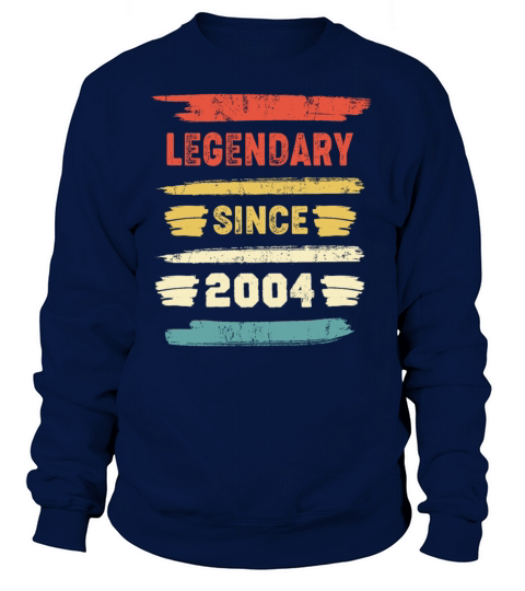 Retro Birthday Gift - Vintage Legendary Since 2004 Women's Sweatshirt