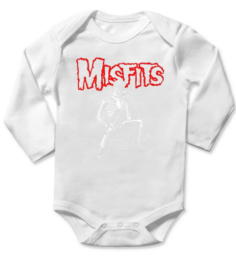 misfits Long Sleeve Baby One-Piece