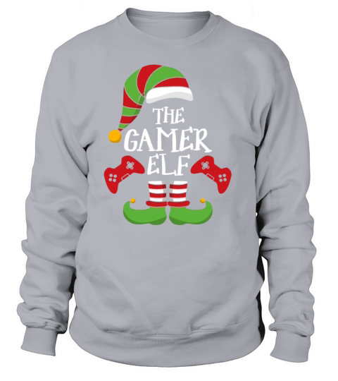 The Gamer Elf - Christmas Elf Gamer Gift Women's Sweatshirt