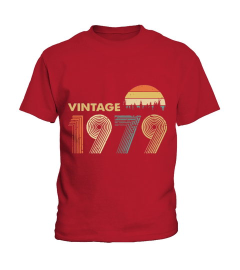 vintage 1979 warm tree colors pictures hipster Kids T-Shirt